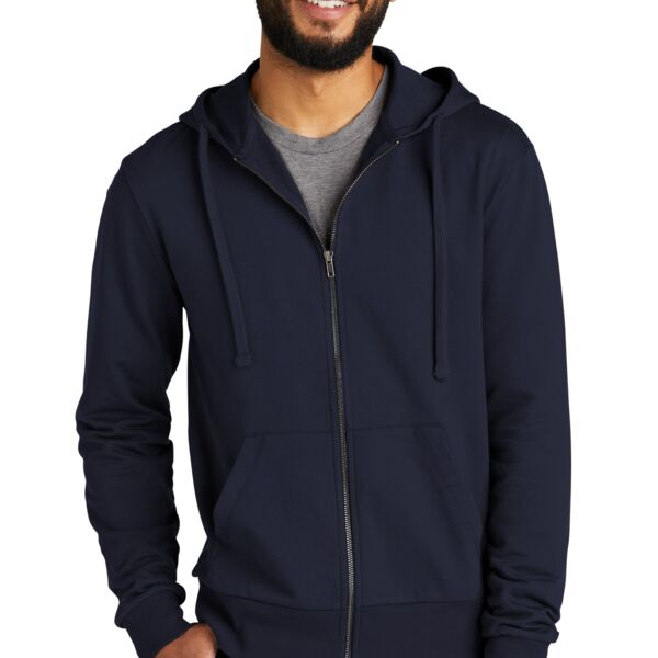 Unisex Organic French Terry Full Zip Hoodie Thumbnail