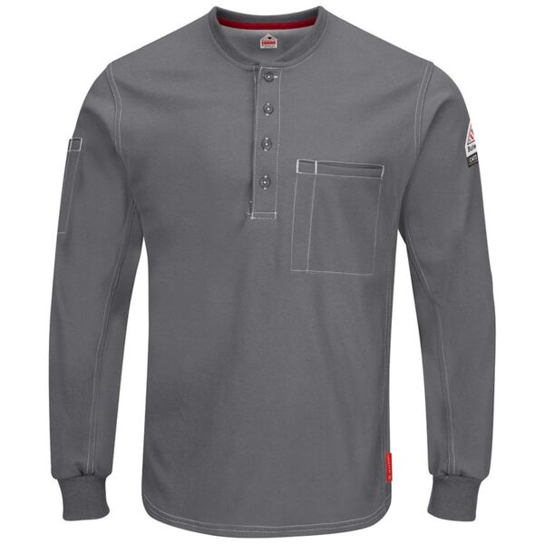 iQ Series® Plus Long Sleeve Henley Thumbnail