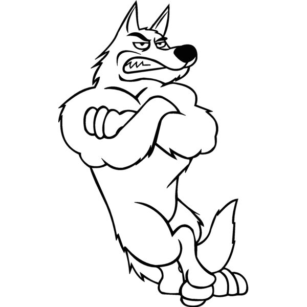 wolf leaning Thumbnail