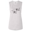 Ladies' Bella Flowy Scoop Muscle Tank Thumbnail