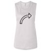 Ladies' Bella Flowy Scoop Muscle Tank Thumbnail