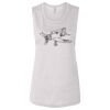 Ladies' Bella Flowy Scoop Muscle Tank Thumbnail