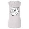 Ladies' Bella Flowy Scoop Muscle Tank Thumbnail