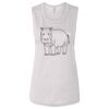 Ladies' Bella Flowy Scoop Muscle Tank Thumbnail
